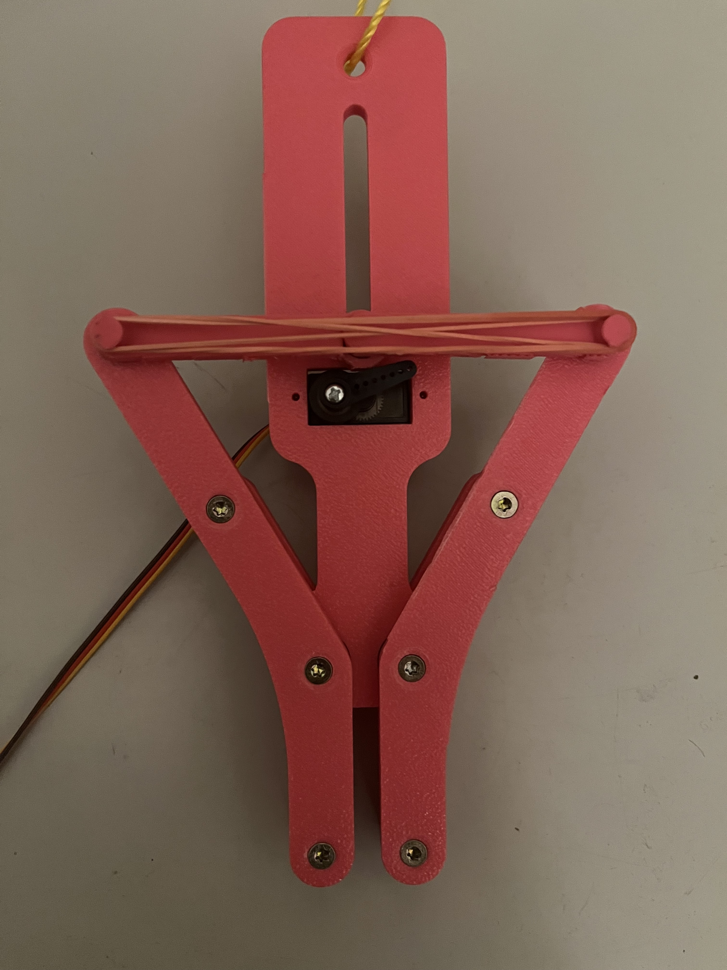 3D printed clamp release mechanism prototype