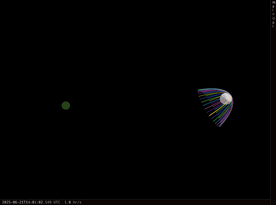 Sling launcher demonstration